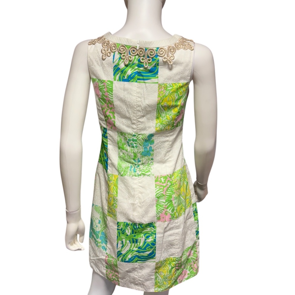 Lilly Pulitzer Patchwork Cottagecore Janice Shift… - image 4